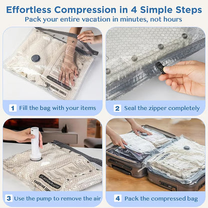 TRYVIREL Vacuum Compression Travel Bags