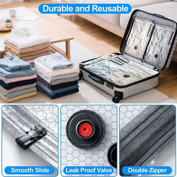 TRYVIREL Vacuum Compression Travel Bags
