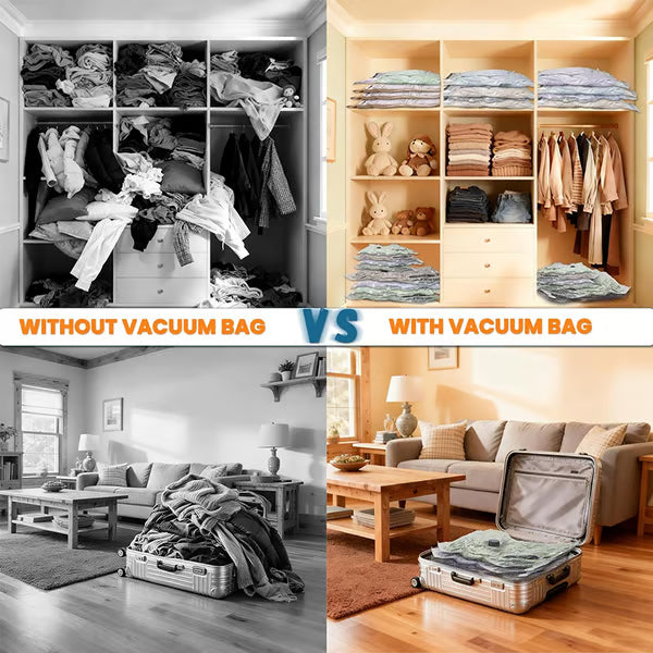 TRYVIREL Vacuum Compression Travel Bags
